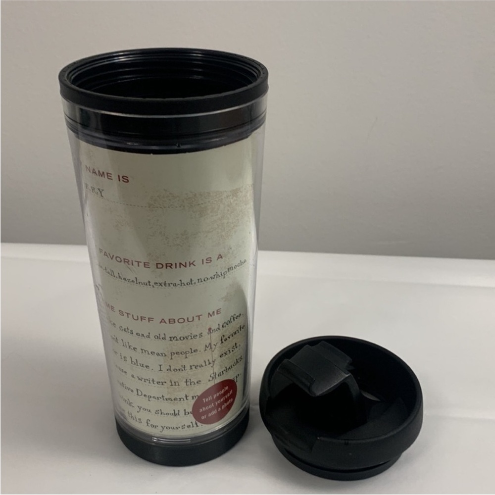 STARBUCKS Make Your Own Drink Tumbler 16oz/.47L includes 4 sheets of stickers - Picture 7 of 14